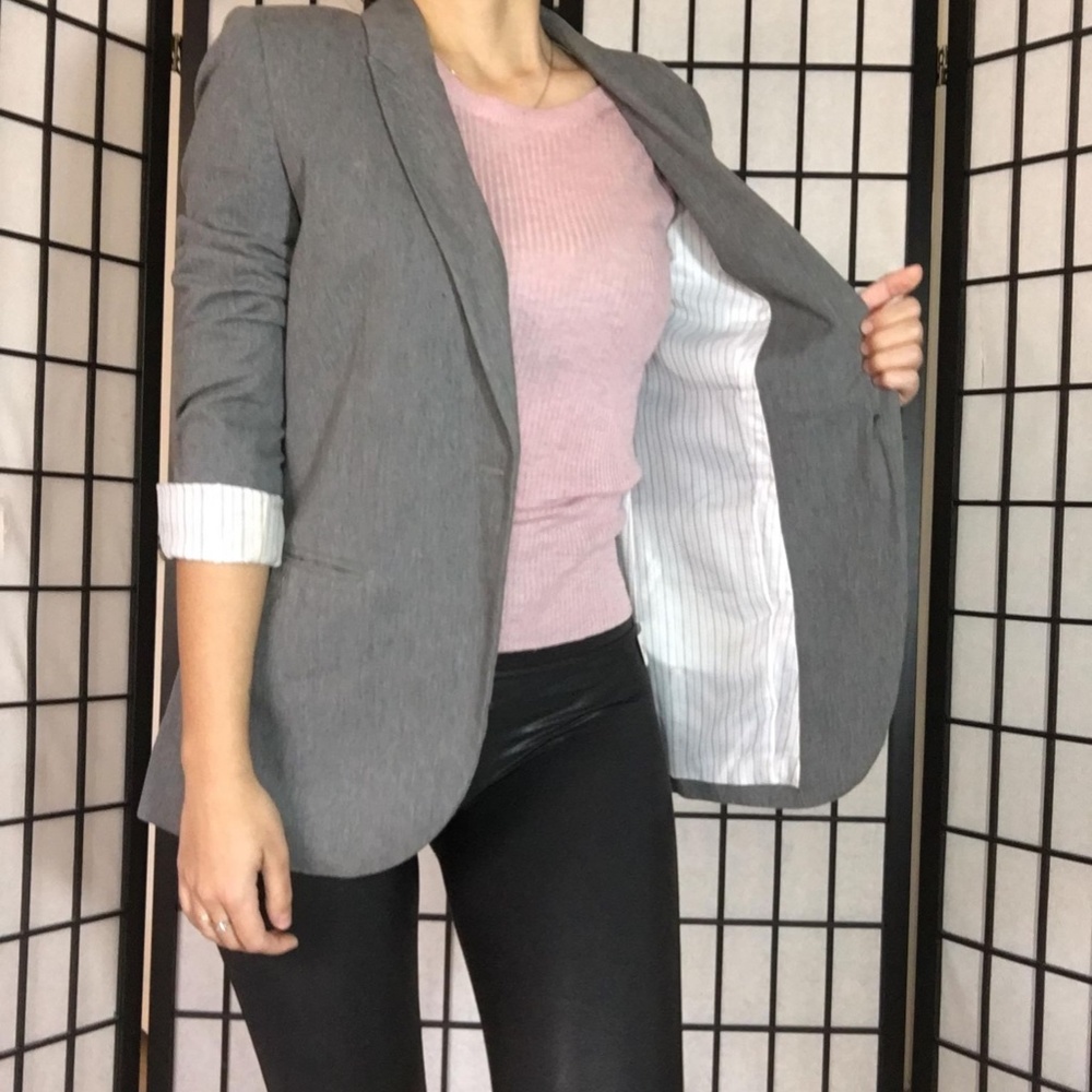 gray blazer - Picture 2 of 3